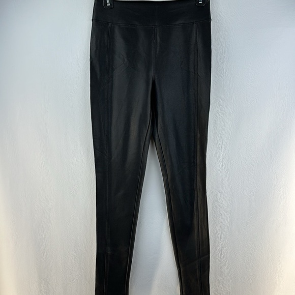 Vylette High Rise Ponte Vegan Leather Legging/Pants - Picture 1 of 9